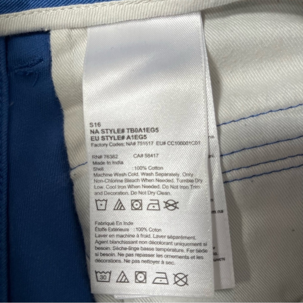 Men's Blue Timberland Cargo Shorts Sz 34 - Picture 4 of 7